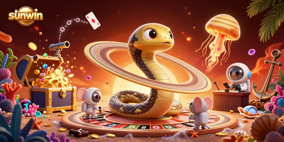 Enhance your gaming experience with sunwin's engaging cosmic casino scene featuring dynamic betting elements.